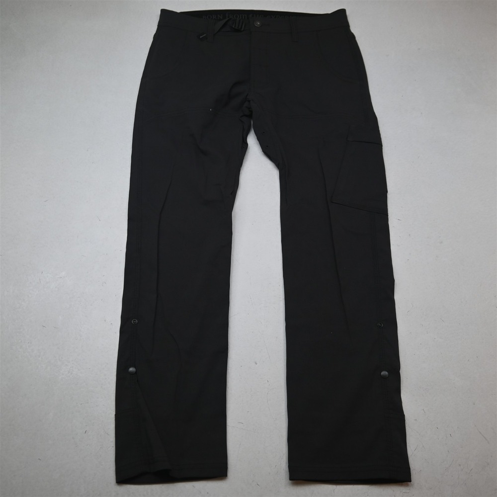 prAna 32x30 Gray M43183027 Straight Zion Roll Up Outdoor Mens Pants